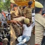 ईडी की चार्जशीट पर कांग्रेस का विरोध प्रदर्शन, लखनऊ में सड़क पर उतरे कार्यकर्ता