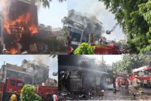 लखनऊ कोचिंग सेंटर अग्निकांड: 15 छात्रों की मौत, धुएं और चीखों के बीच चला रेस्क्यू