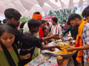 सिसेंडी: आस्था का महासंगम, सुंदरकांड पाठ, कन्या पूजन और विशाल भंडारे में उमड़ा जनसैलाब