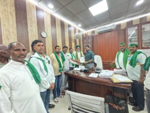 किसानों की समस्याओं को लेकर भाकियू अम्बावता ने एसडीएम से की मुलाकात