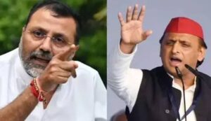 निशिकांत दुबे और सपा के बीच कानूनी विवाद ने पकड़ा तूल, माफी के दावे पर भाजपा सांसद का जवाब