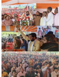 आत्मसम्मान रैली में जुटी भारी भीड़, कौशल किशोर ने उठाई नशामुक्ति और समान शिक्षा की आवाज